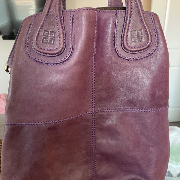 GIVENCHY Nightingale Large Shopper Tote in Eggplant color - Picture 2 of 15